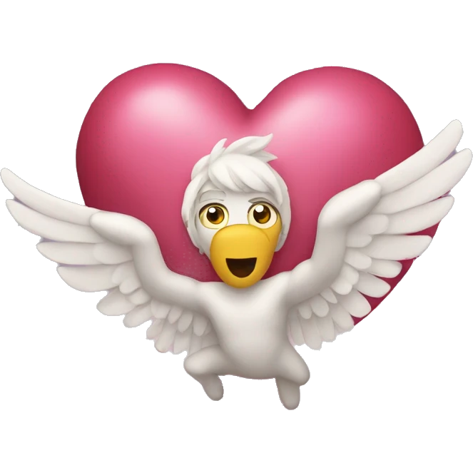 flying heart emoji
