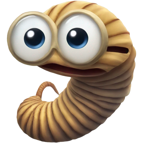 Dune worm with a monocle emoji