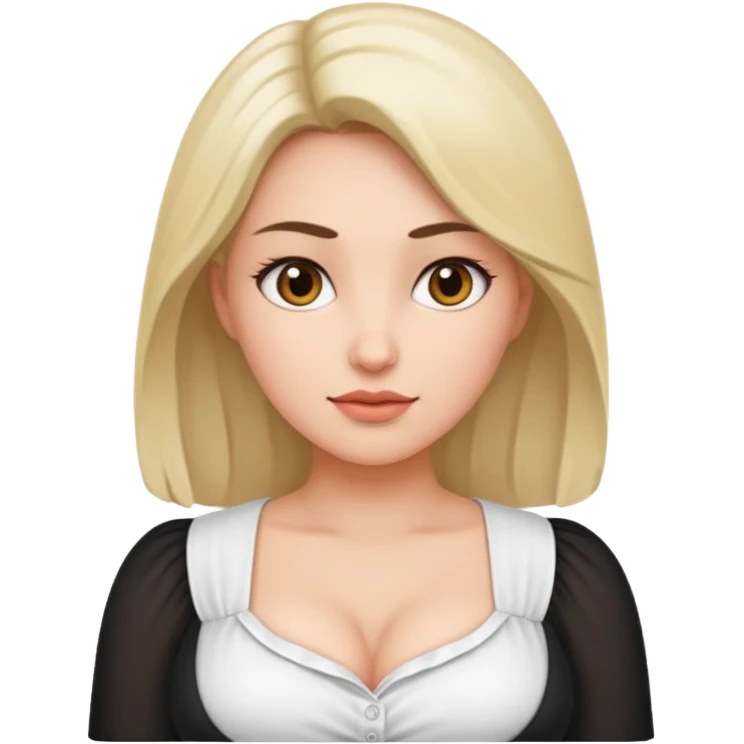 Naked women with boobs emoji