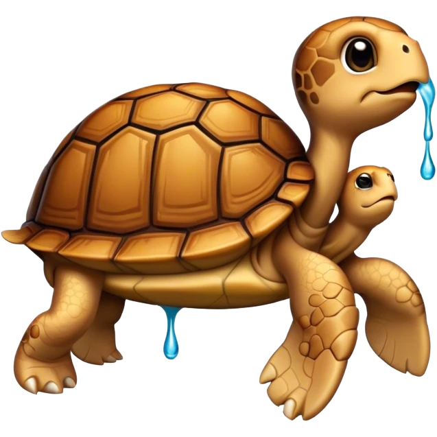 Drippy turtle emoji