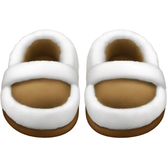 white Ugg slippers emoji