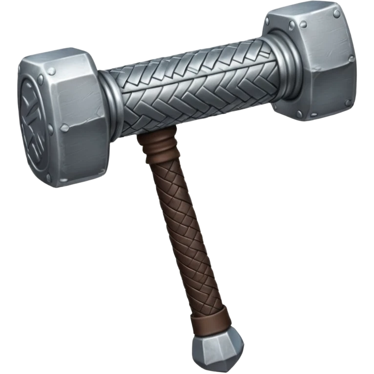 Thor's hammer emoji