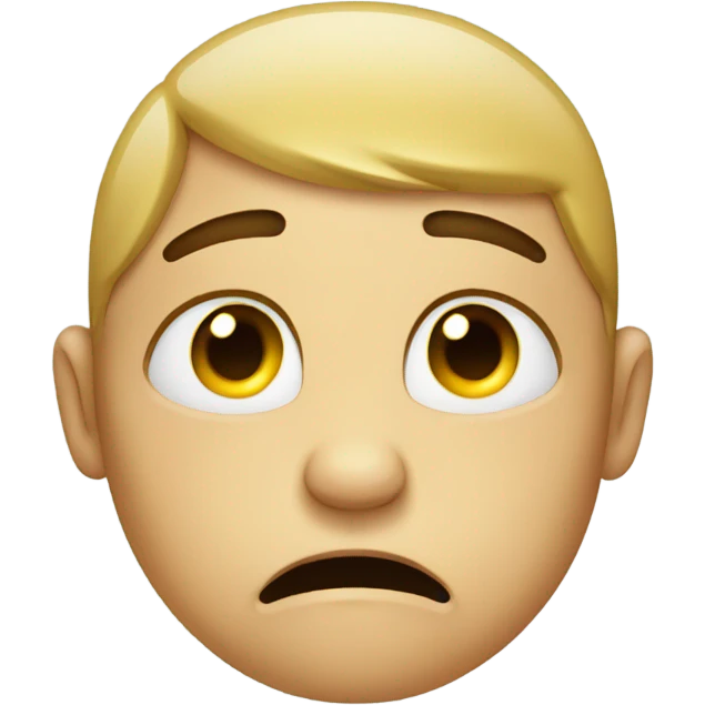 Someone crying and being really sad  emoji