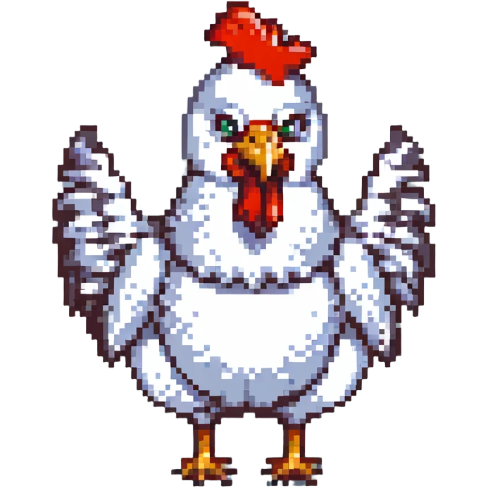 DANG CHICKEN! YEE-HAW emoji