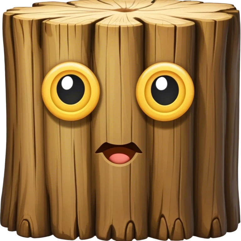tree trunk block emoji