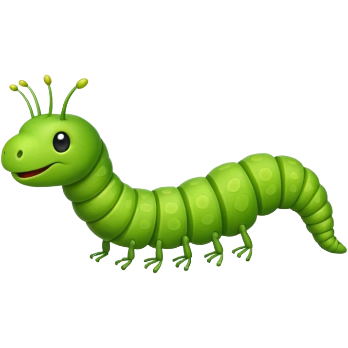 Inchworm emoji