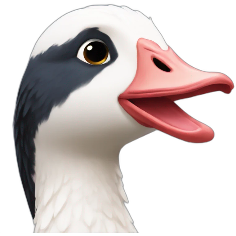 Inlove goose emoji