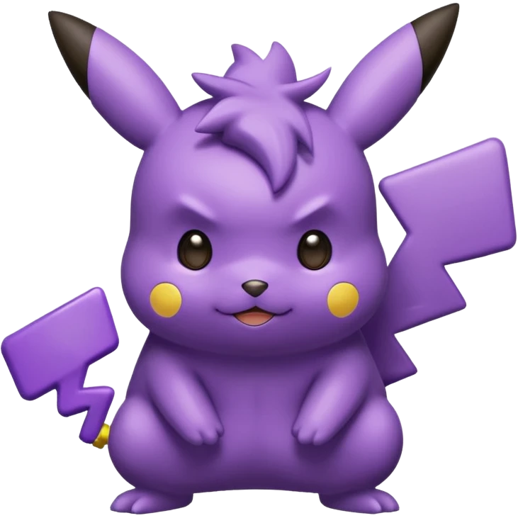 Purple pikachu emoji