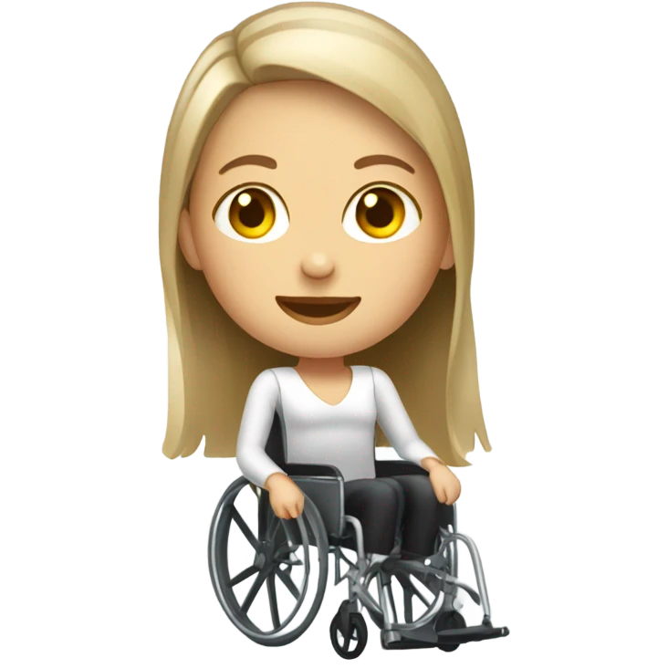 Poland Girl in a wheelchair  emoji