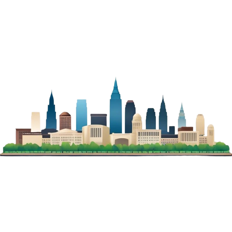 Cleveland skyline emoji