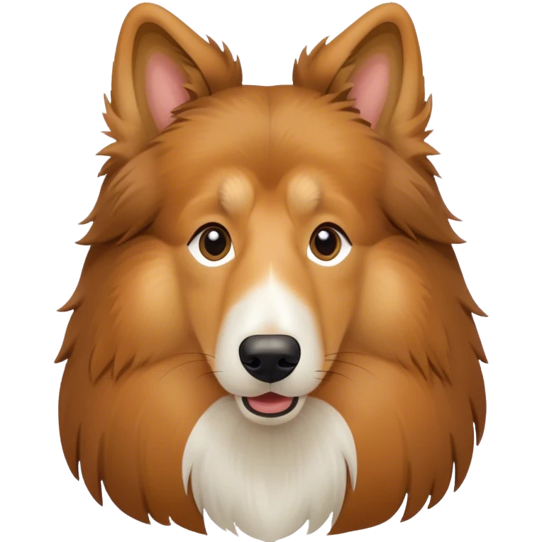 Rough collie emoji