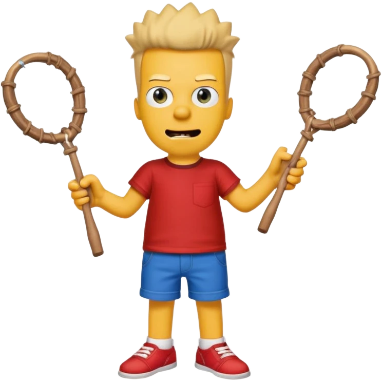 make the realistic bart simpson meme emoji