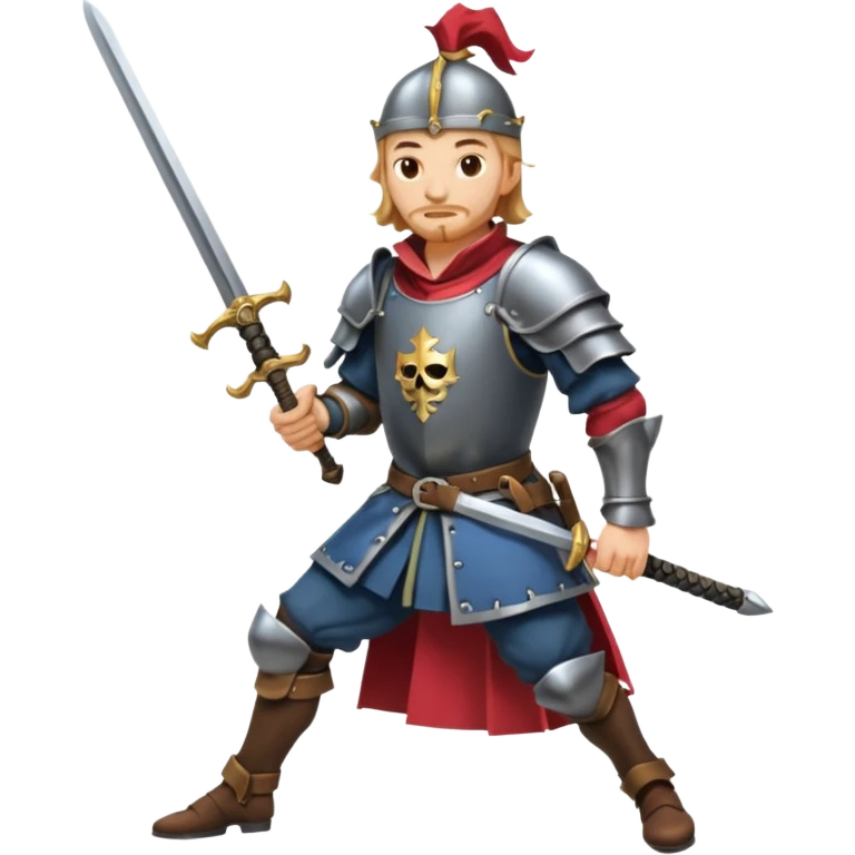 landsknecht swinging a large two handed sword emoji