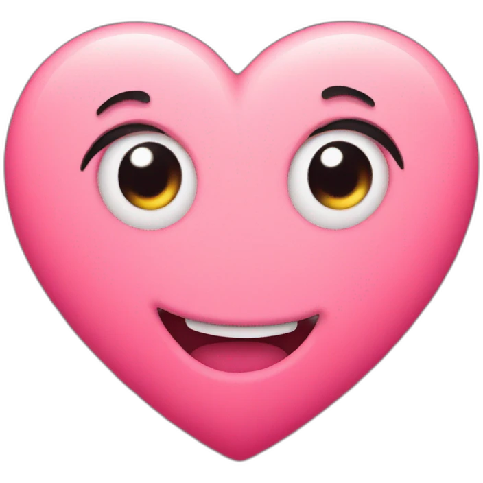 smiling heart with eyes emoji