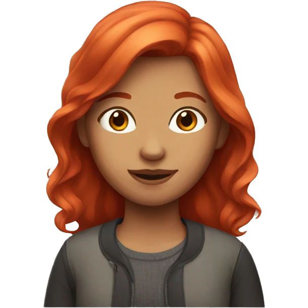 red-haired girl emoji