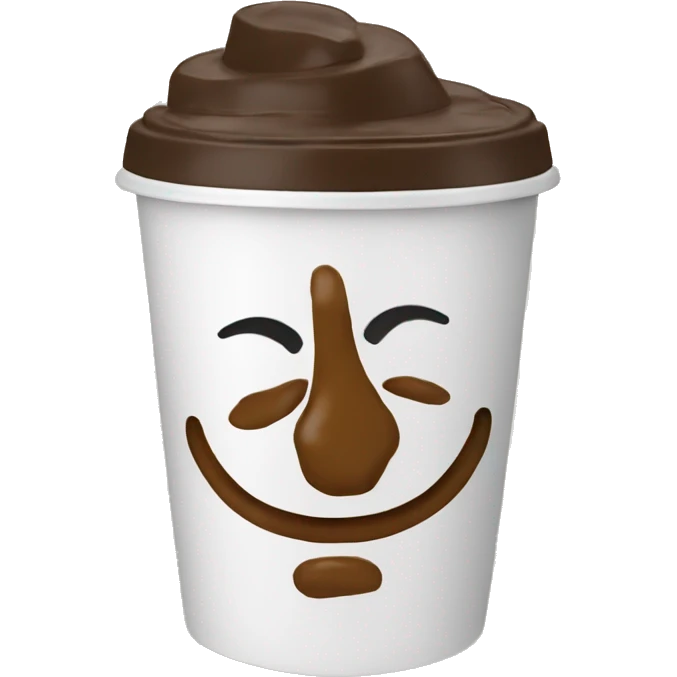 Icd coffee with a bow on the lid  emoji