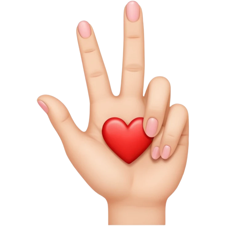 finger heart emoji