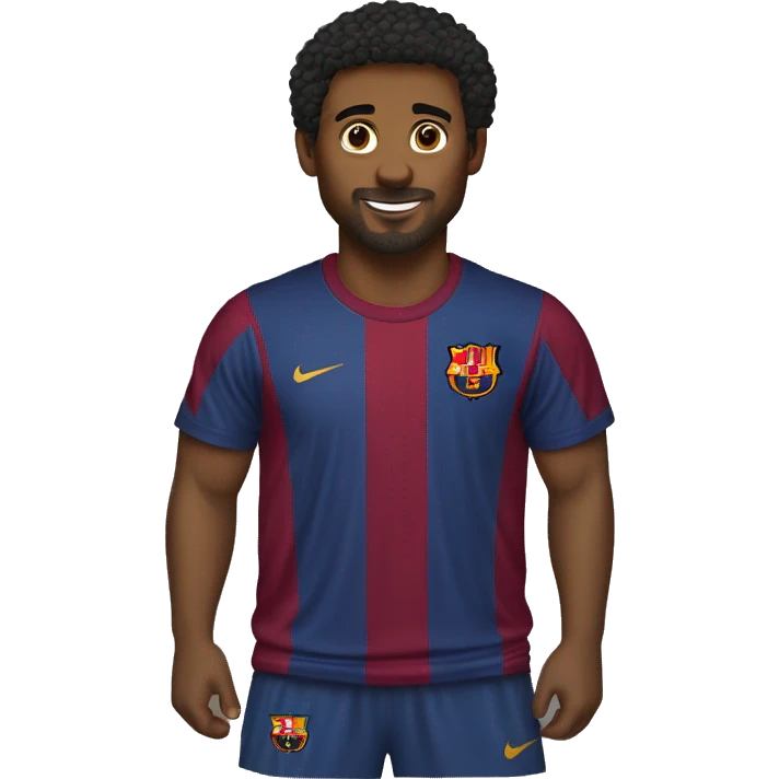 fc barcelona t-shirt emoji