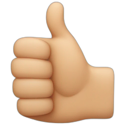 Thumb up emoji