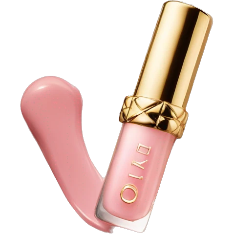 Light Pink Dior Lip Oil with Golden Package emoji