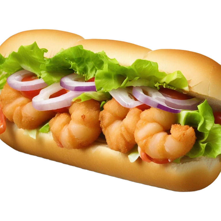 Fried shrimp poboy emoji