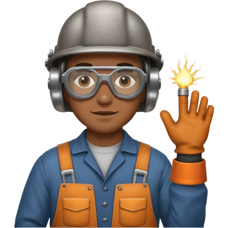 Mecánico soldador emoji