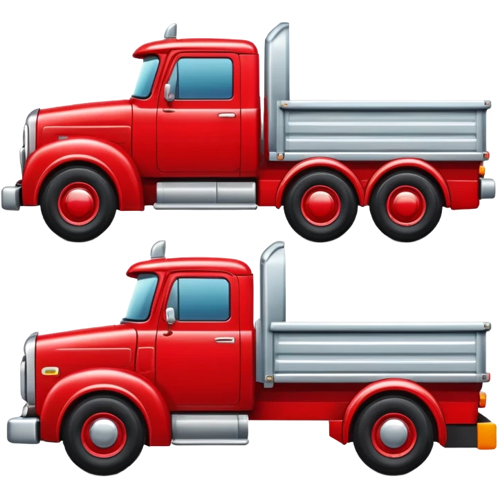 red truck emoji