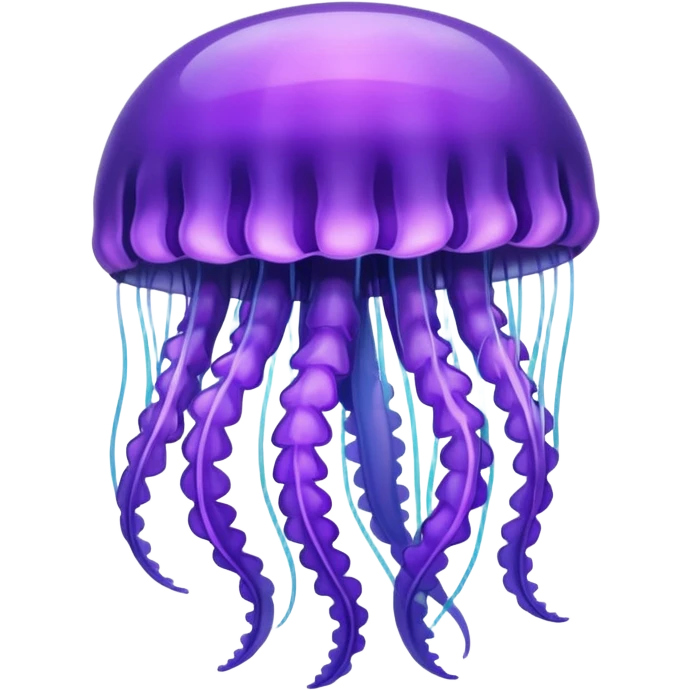 Purple jellyfish emoji