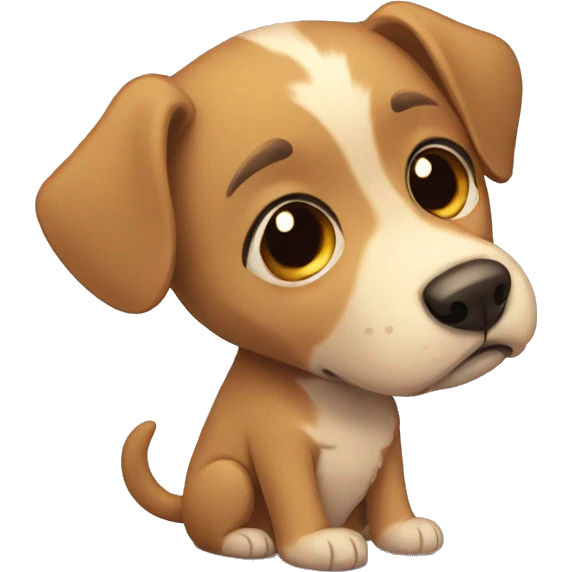 cachorro triste emoji