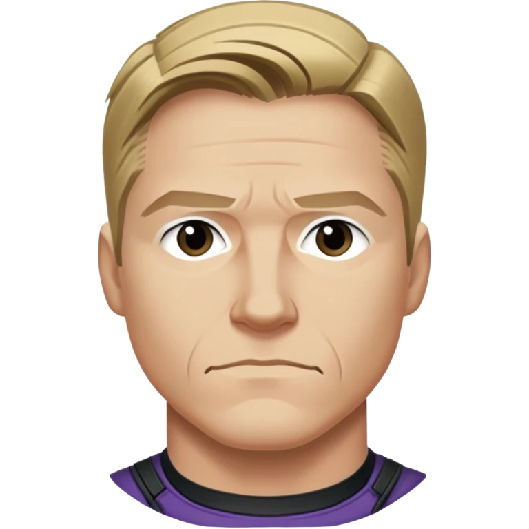 clint barton portrait marvel from captain america: civil war emoji