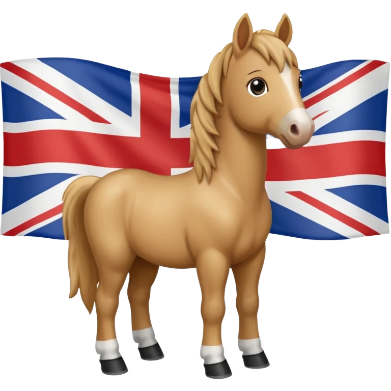  baby horse union jack emoji