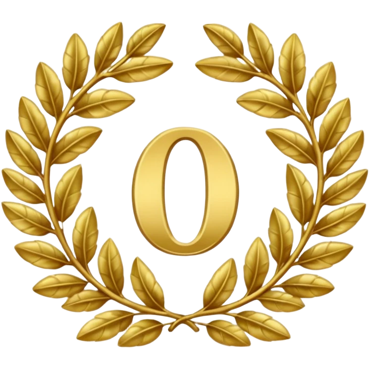 The number that took 23rd place was decorated with an imperial laurel wreath emoji