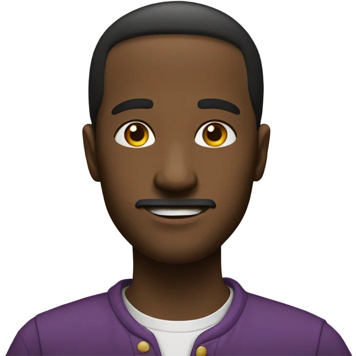 Чёрный бантик  emoji