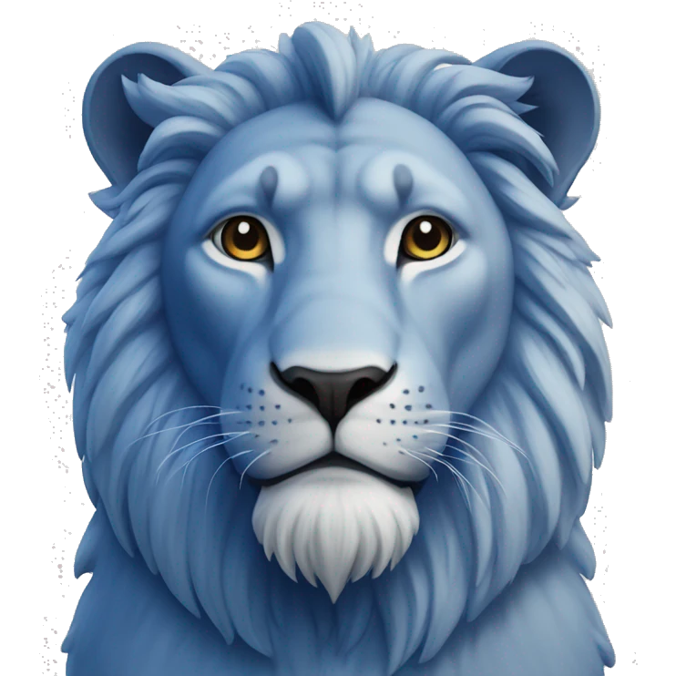 blue lion emoji
