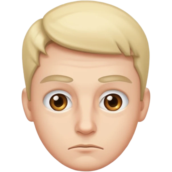 Raised eyebrow on a human emoji