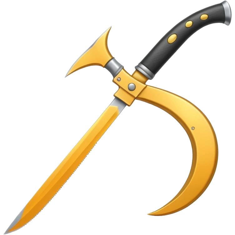 The sickle for mowing grass emoji