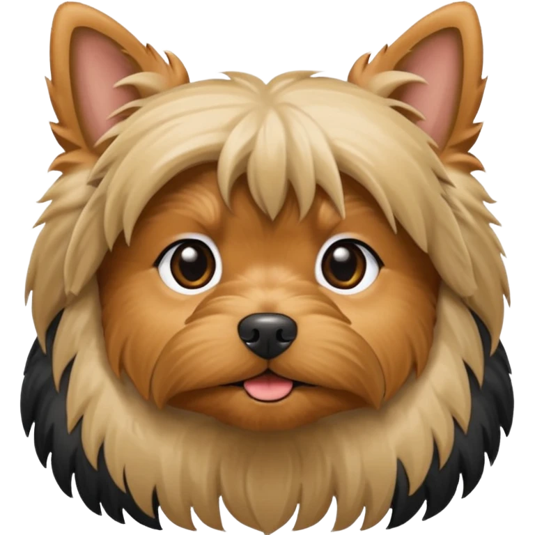Un perro yorkshide emoji