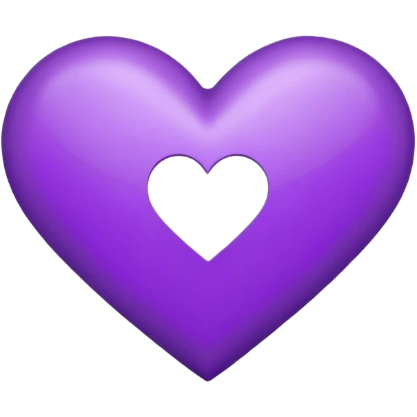 Purple Heart with the letters Riley in the middle  emoji
