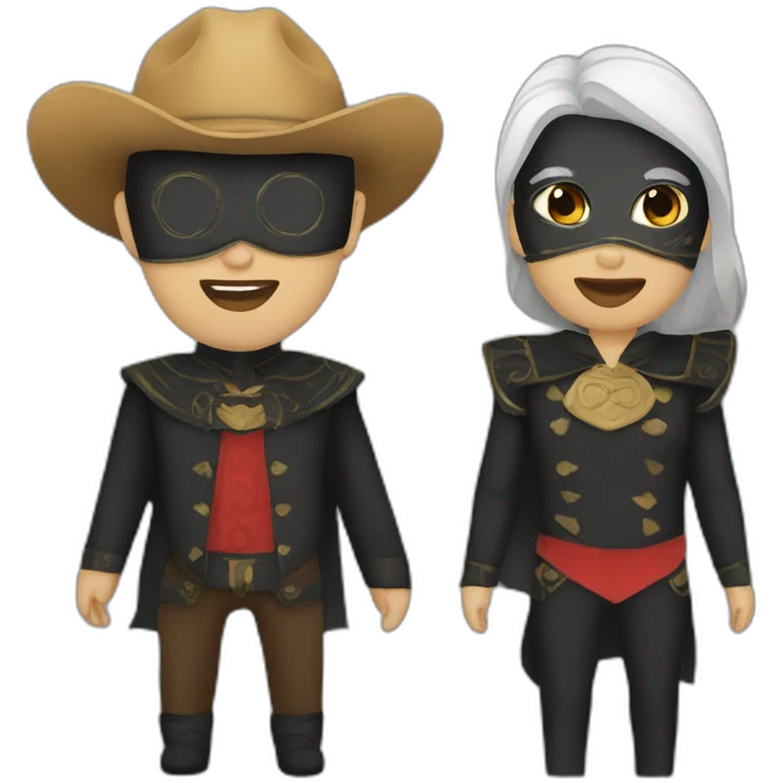 PAREJA ENMASCARADA emoji