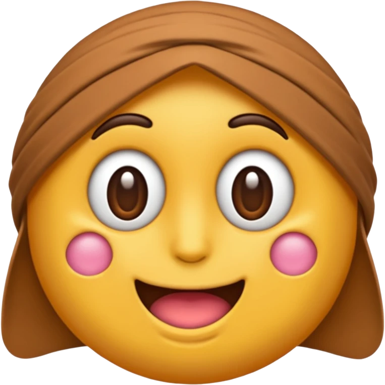 Um emoji da fruta tâmara, faça a do estilo de todas as outras frutas emoji