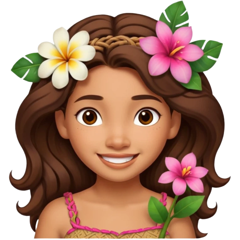 Emoji de la princesa  Moana  emoji