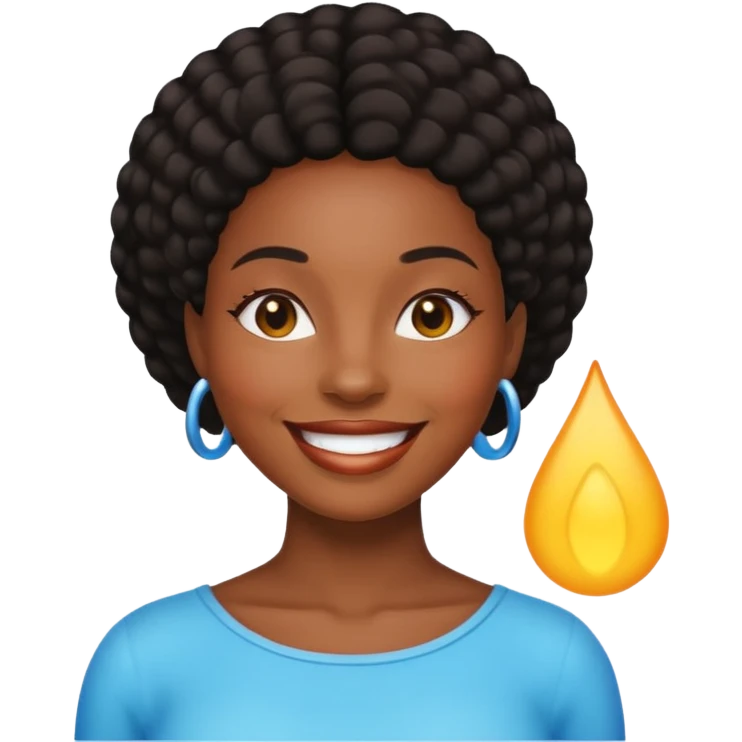 Black woman emoji