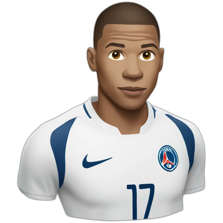 Realistic kylian mbappé emoji
