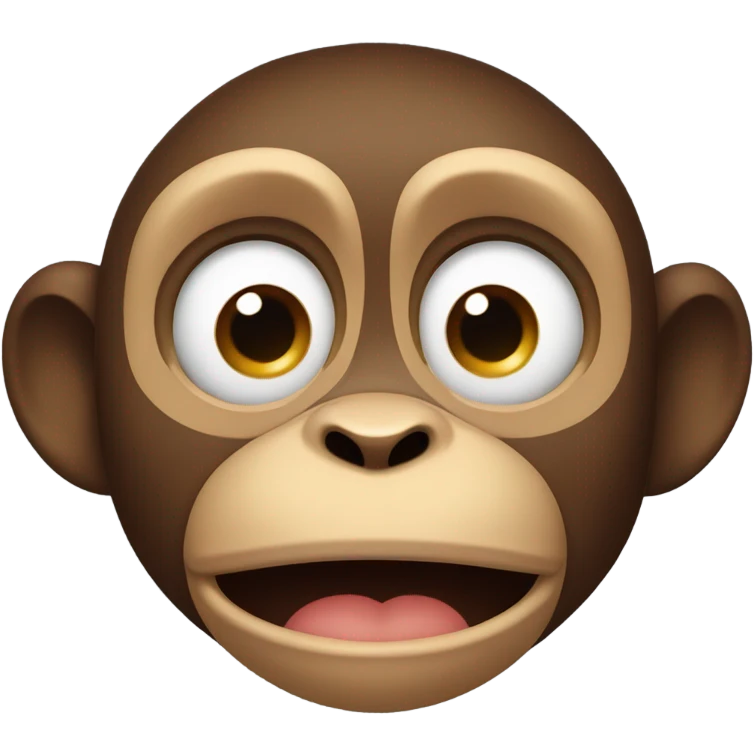 monkey hysterically crying emoji