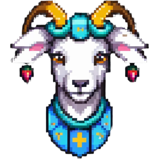 goat with a database icon on its head emoji