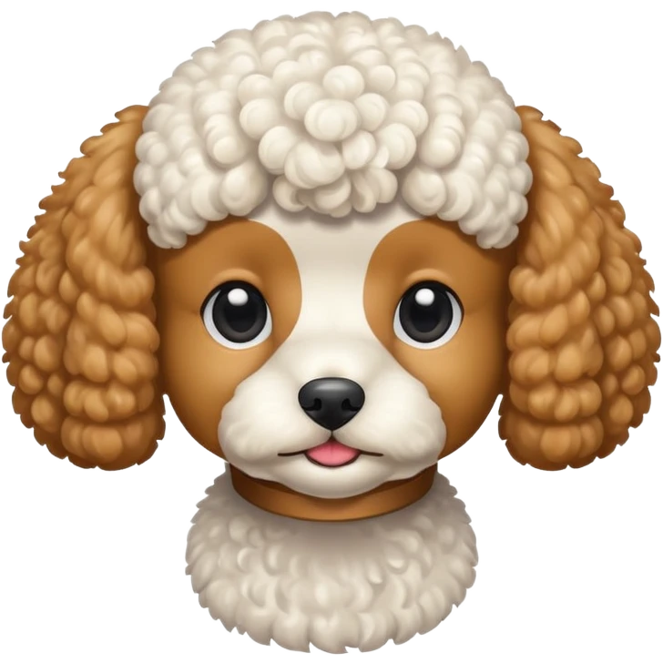 A white toy poodle called ggoma  emoji