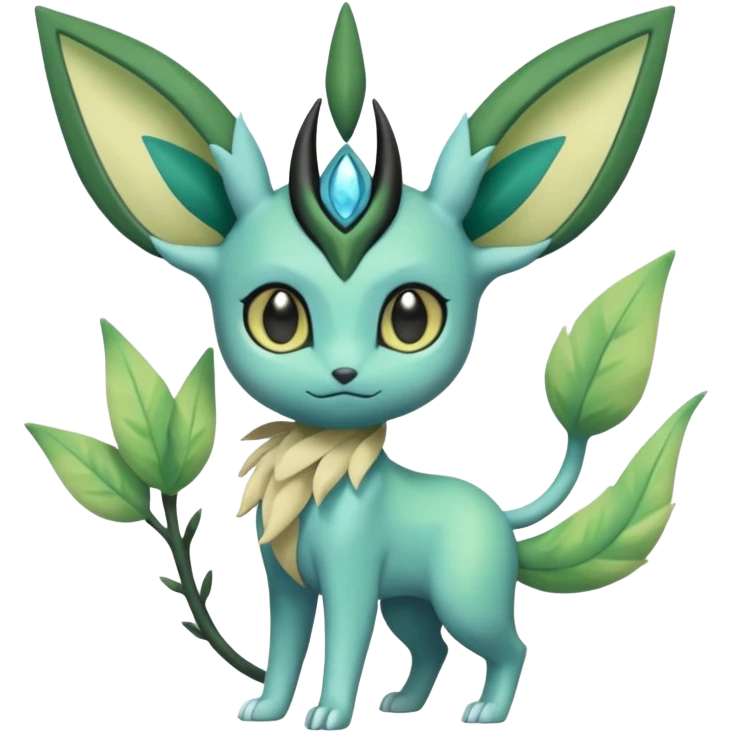 Amaura-Celebi-Umbreon-Leafeon-fusion emoji