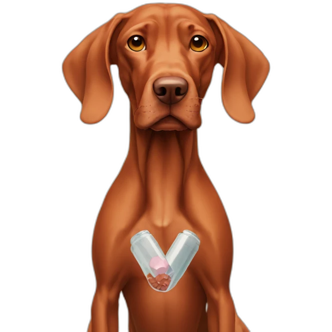 vizsla dealing drugs emoji