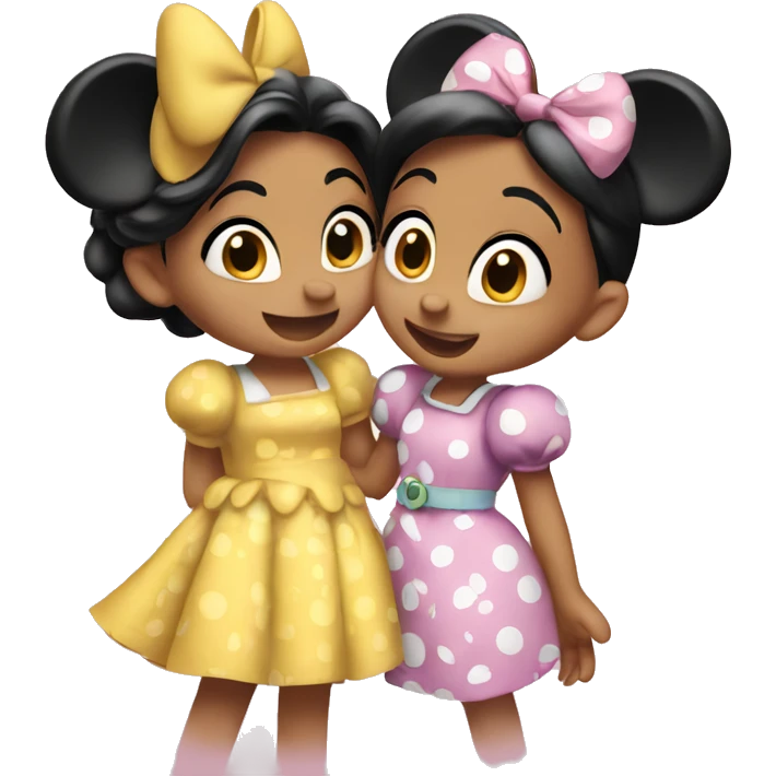 Minnie and daisy emoji