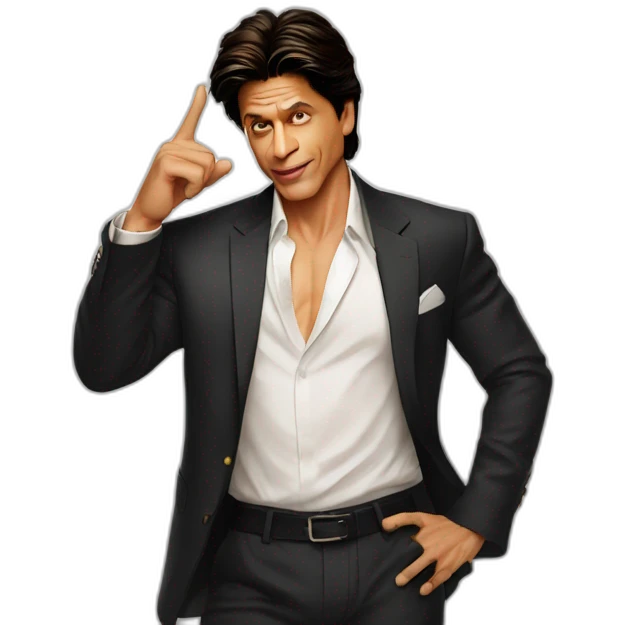 shah rukh khan pose emoji
